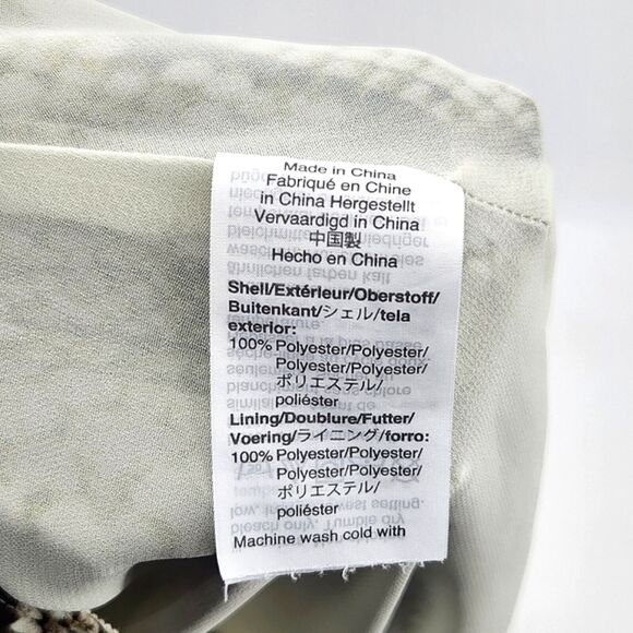 J Crew Pleated Midi Skirt Size 00 Womens Black White Green Snakeskin Print - Picture 7 of 7